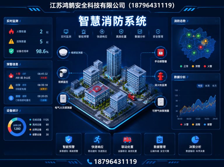 呼伦贝尔智慧消防系统展示图